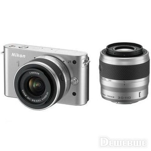фотокамера Nikon 1 J1 Silver Kit (VVA154K001)
