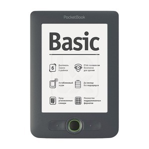 Електронна книга PocketBook 613 Basic (PB613-G-CIS) Dark Grey