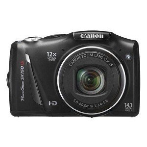 Цифрова фотокамера Canon PowerShot SX150 IS Black (5664B018)