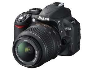 Дзеркальний фотоапаратNikon D3100 Kit 18-55 VR (VBA280K001)