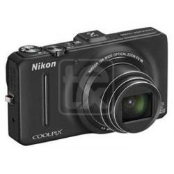 Цифровий фотоапарат Nikon Coolpix S9300 Black (VMA921E1)